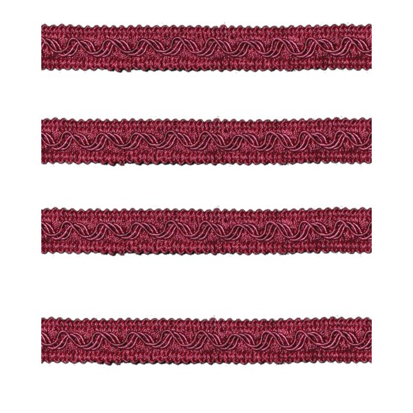 Small Fancy Braid - Red Wine 17mm Price is for 5 metres