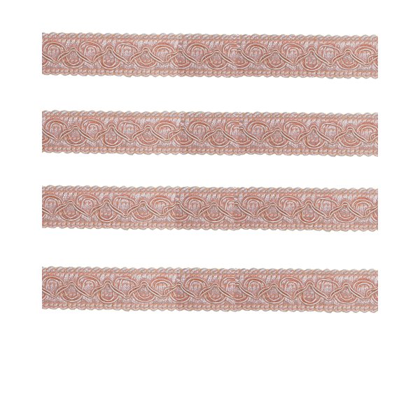 Fancy Braid - Pink 21mm Price is for 5 metres