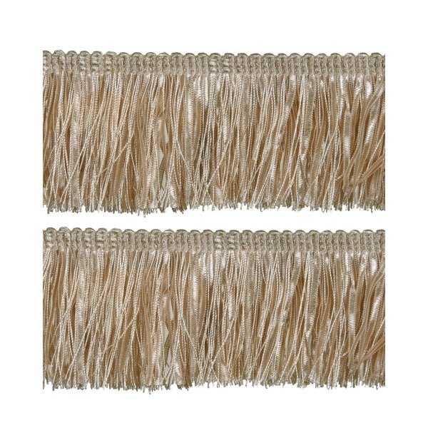 Bullion Fringe with Ribbons - Creamy Gold 60mm Price is for 5 metres