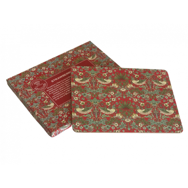 Strawberry Thief Design set of 4 place mats new in box