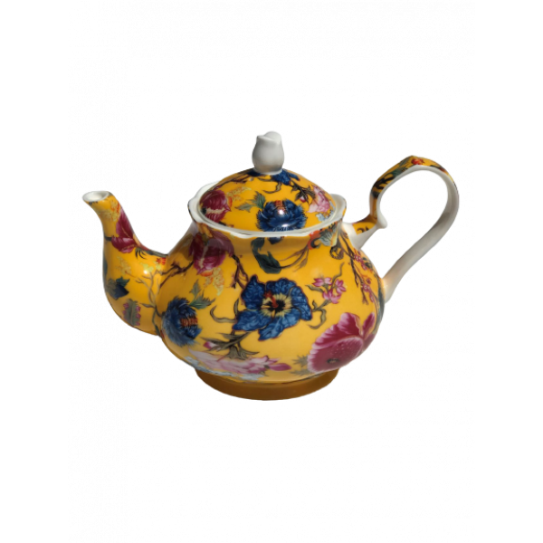 Teapot - Honey Athena Design NEW Heritage Fine China 1200ml 42 oz