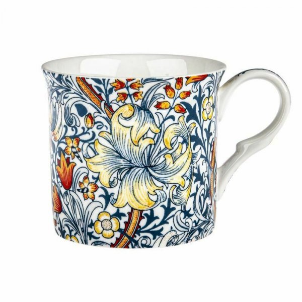 Blue Lily Design Mug NEW Heritage Brand Boxed 300ml 10.5oz