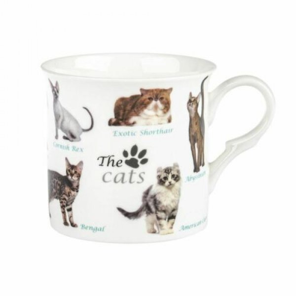 Cats Design Mug NEW Heritage Brand 300ml 10.5oz