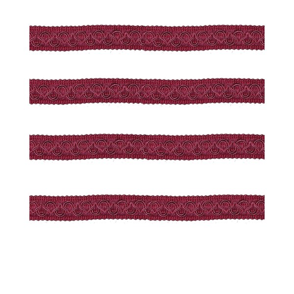 Fancy Braid - Red Wine 21mm Price is for 5 metres
