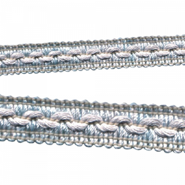 Fancy Braid - Pale Silver Blue 16mm Price is for 5 metres