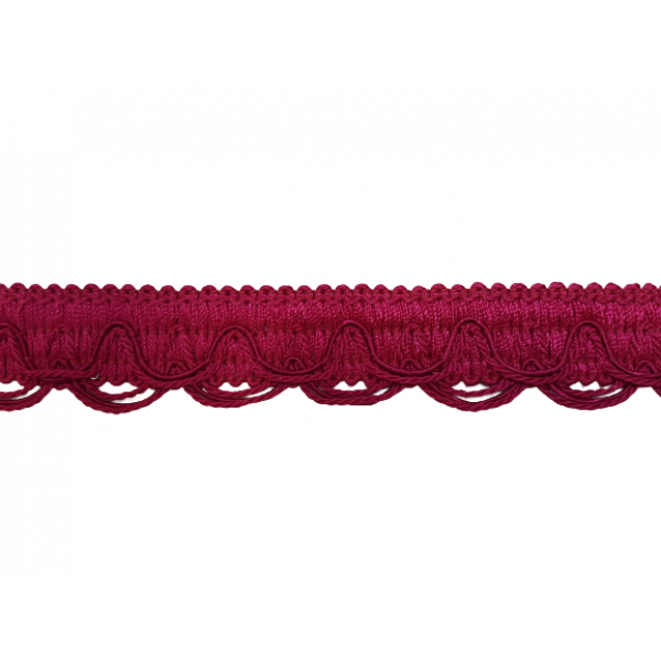 Scalloped Braid - Fuchsia Pink 30mm Price is for 5 metres