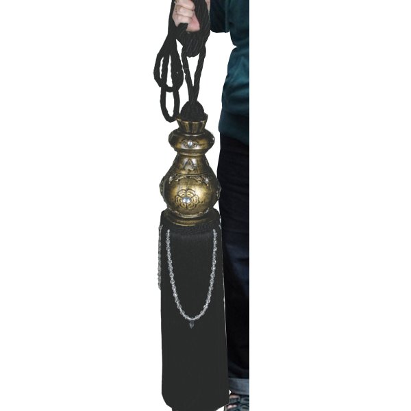 Huge Tassel - Black cord 75cm and tassel 95cm (37in)