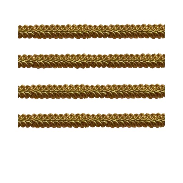 Small Herringbone Braid - Gold 12mm Price is for 5 metres