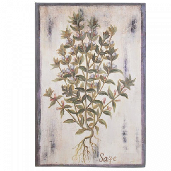 Hand finished Herbs-Sage 300x200x15mm