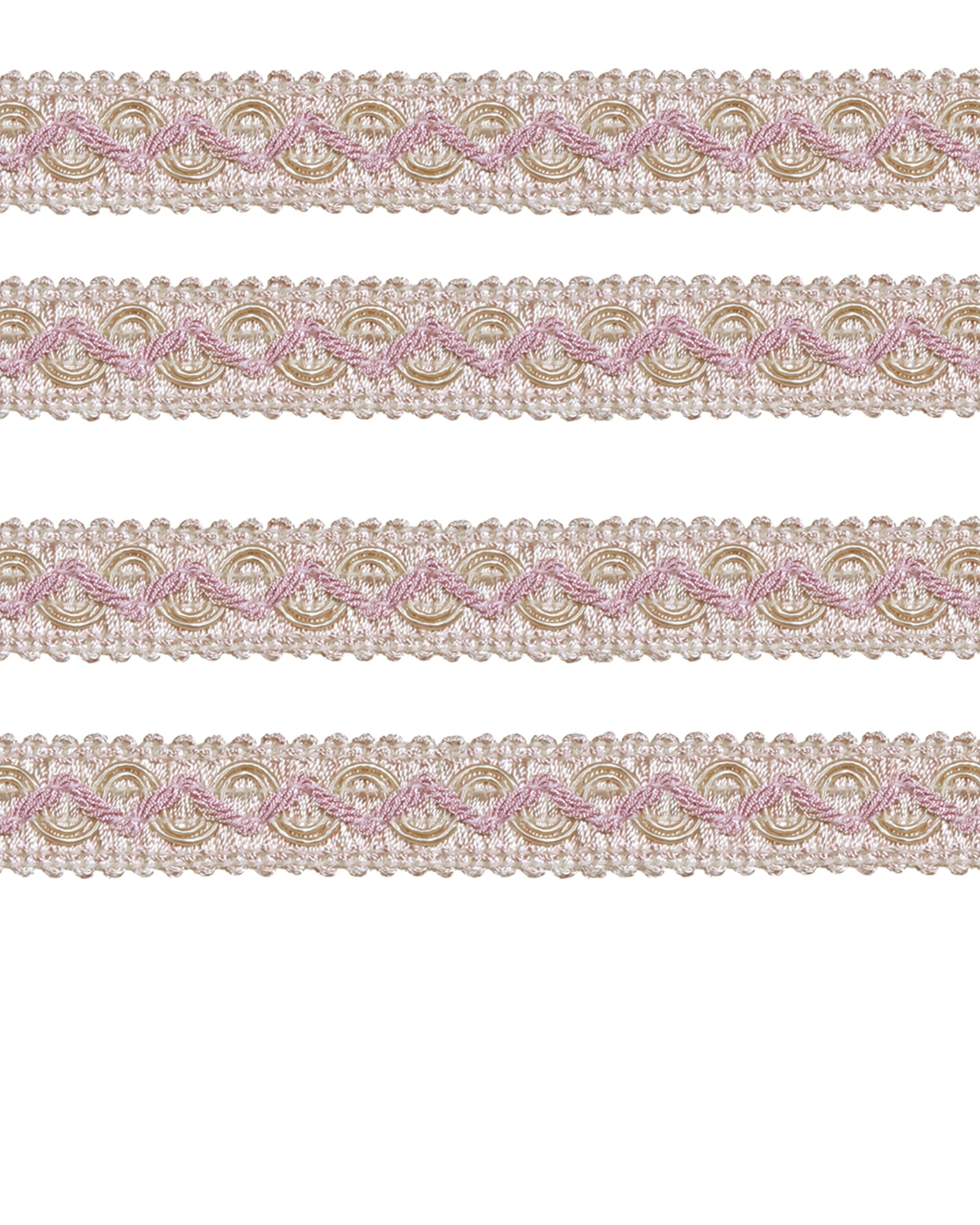 Ornate Braid - Pale Pink 20mm Price is for 5 metres