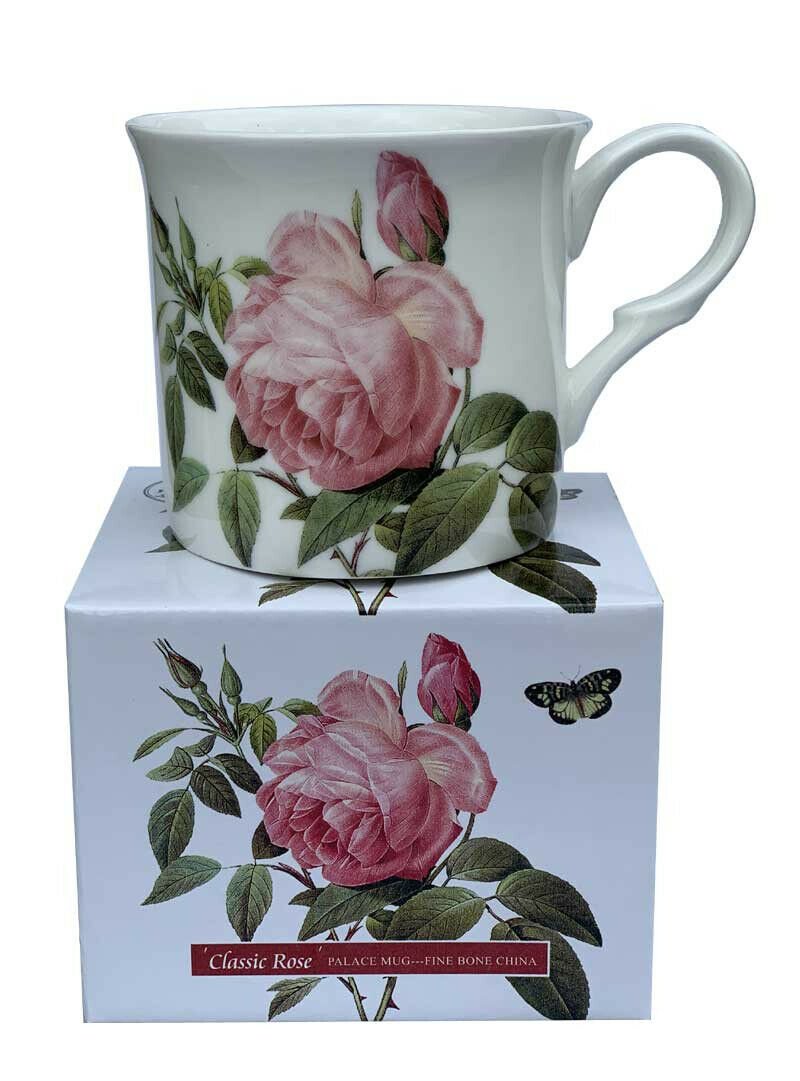 Classic Rose Design Mug NEW Heritage Brand Boxed 300ml 10.5oz