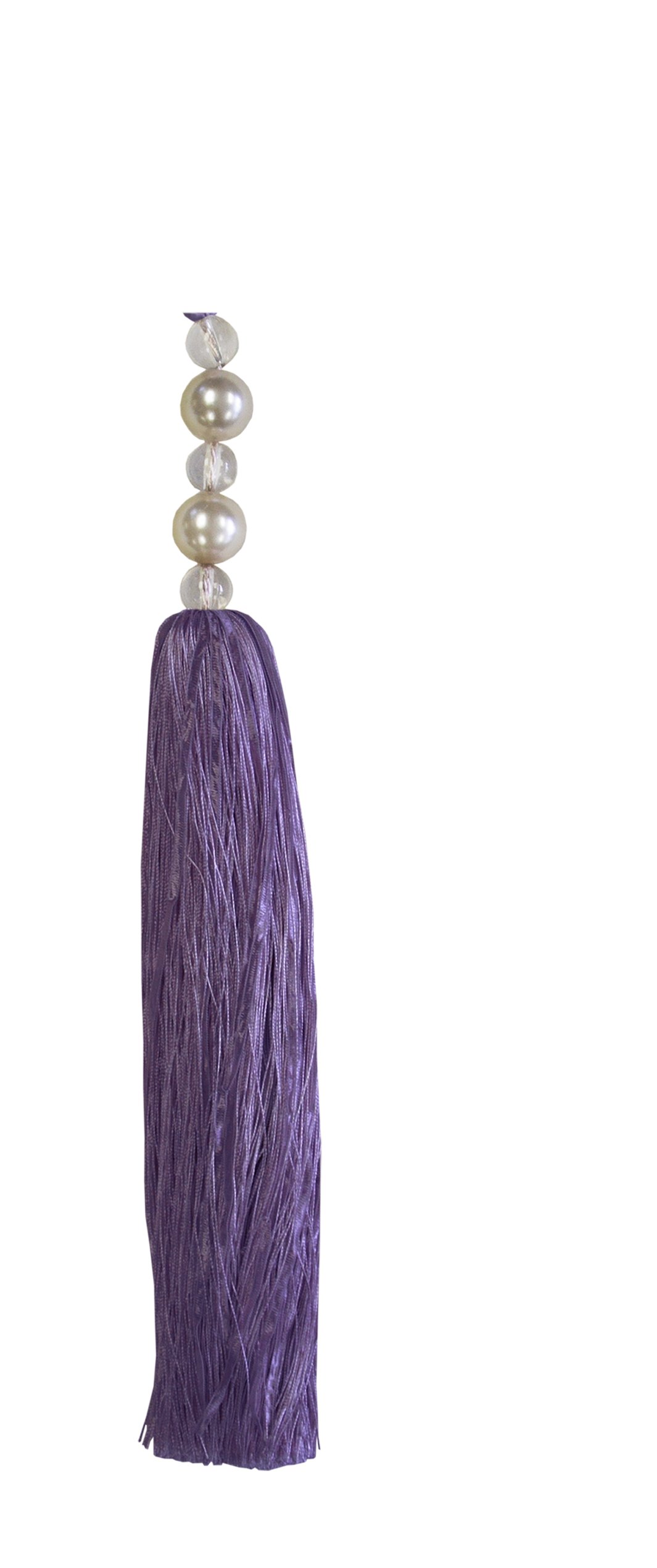 Tassel with Pearl Top - Mauve 25cm