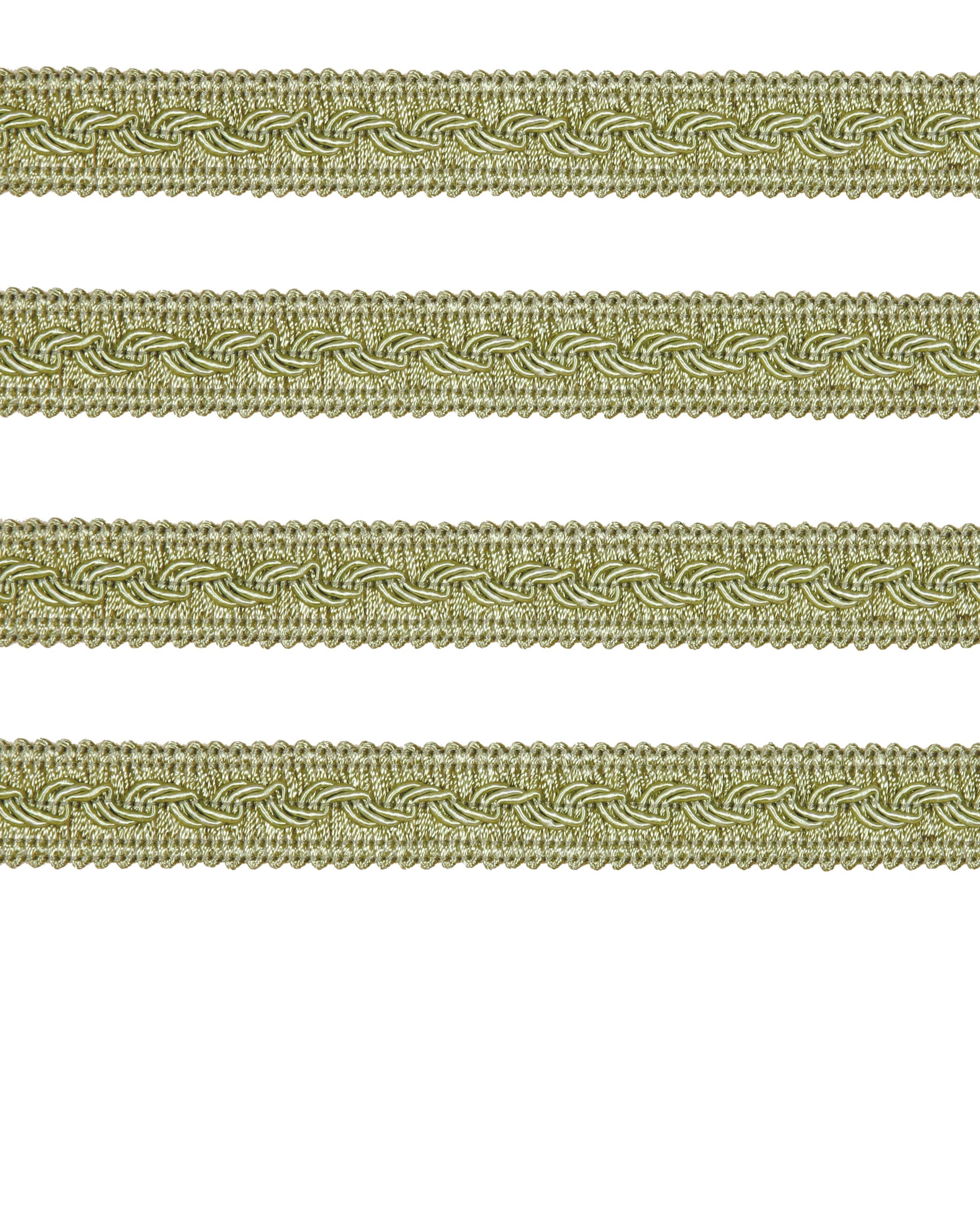 Small Fancy Braid - Antique Green 17mm Price is for 5 metres