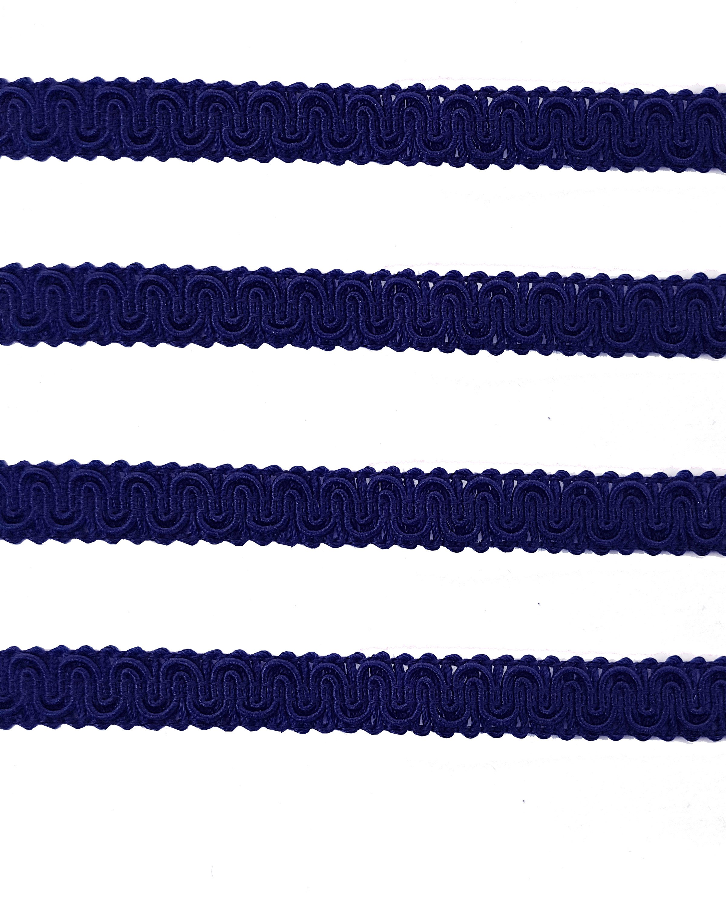 Upholstery Braid - Navy Blue 14mm Price is for 5 metres