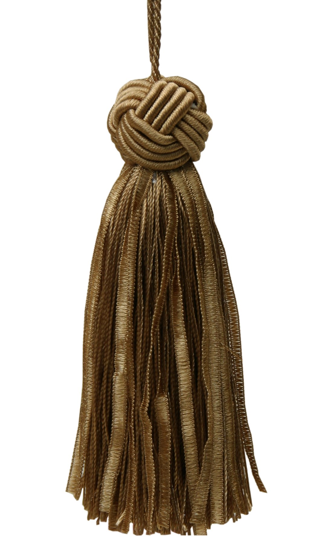 Turks Head Knot Tassel - Gold 10.5cm Pack of 5