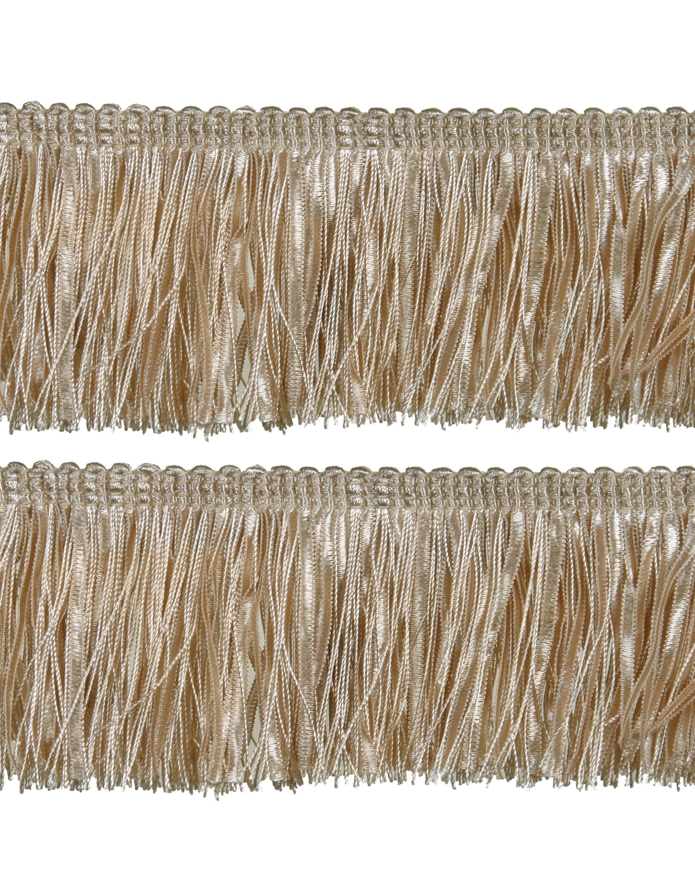 Bullion Fringe with Ribbons - Creamy Gold 60mm Price is for 5 metres