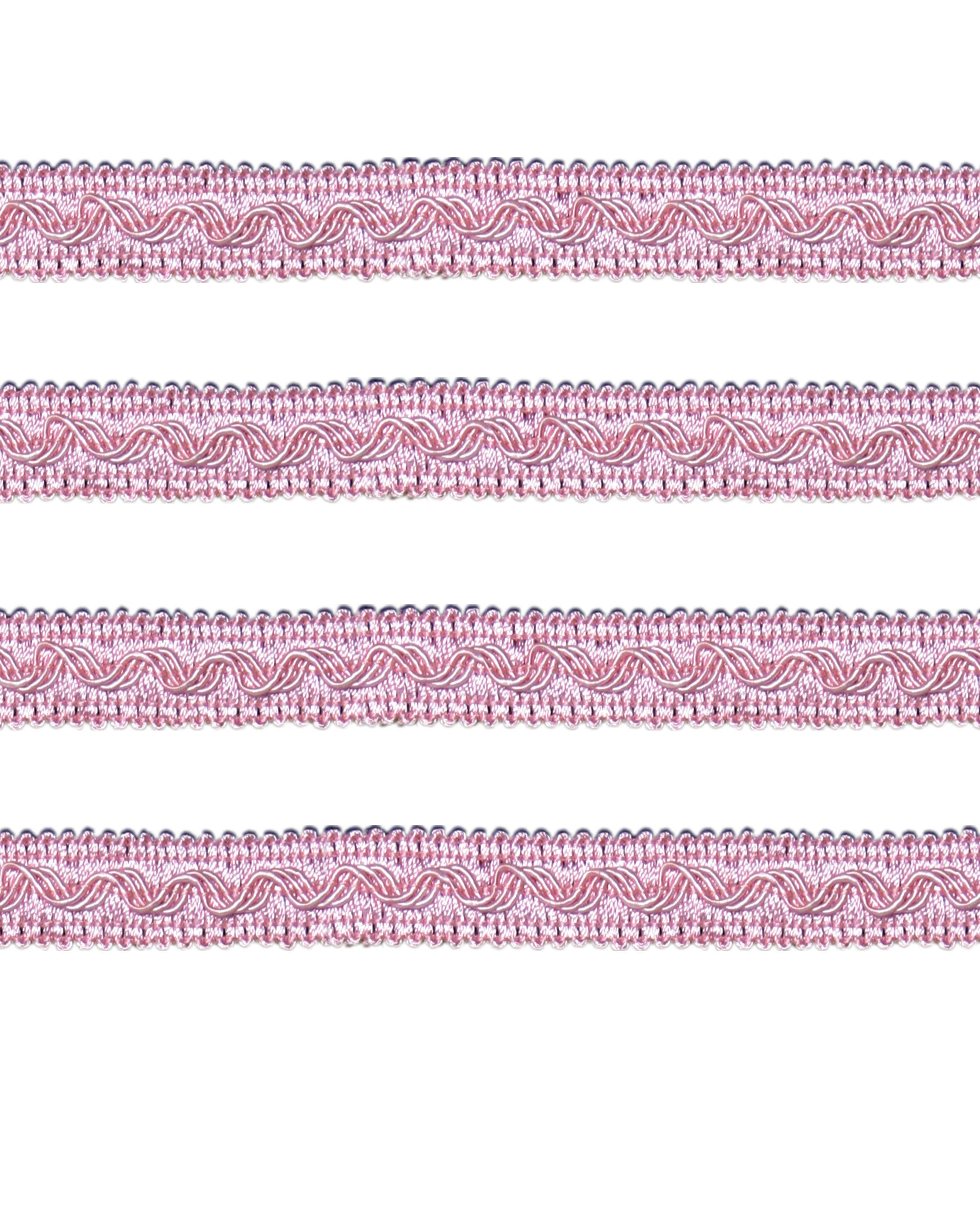 Small Fancy Braid - Dusky Pink 17mm Price is for 5 metres