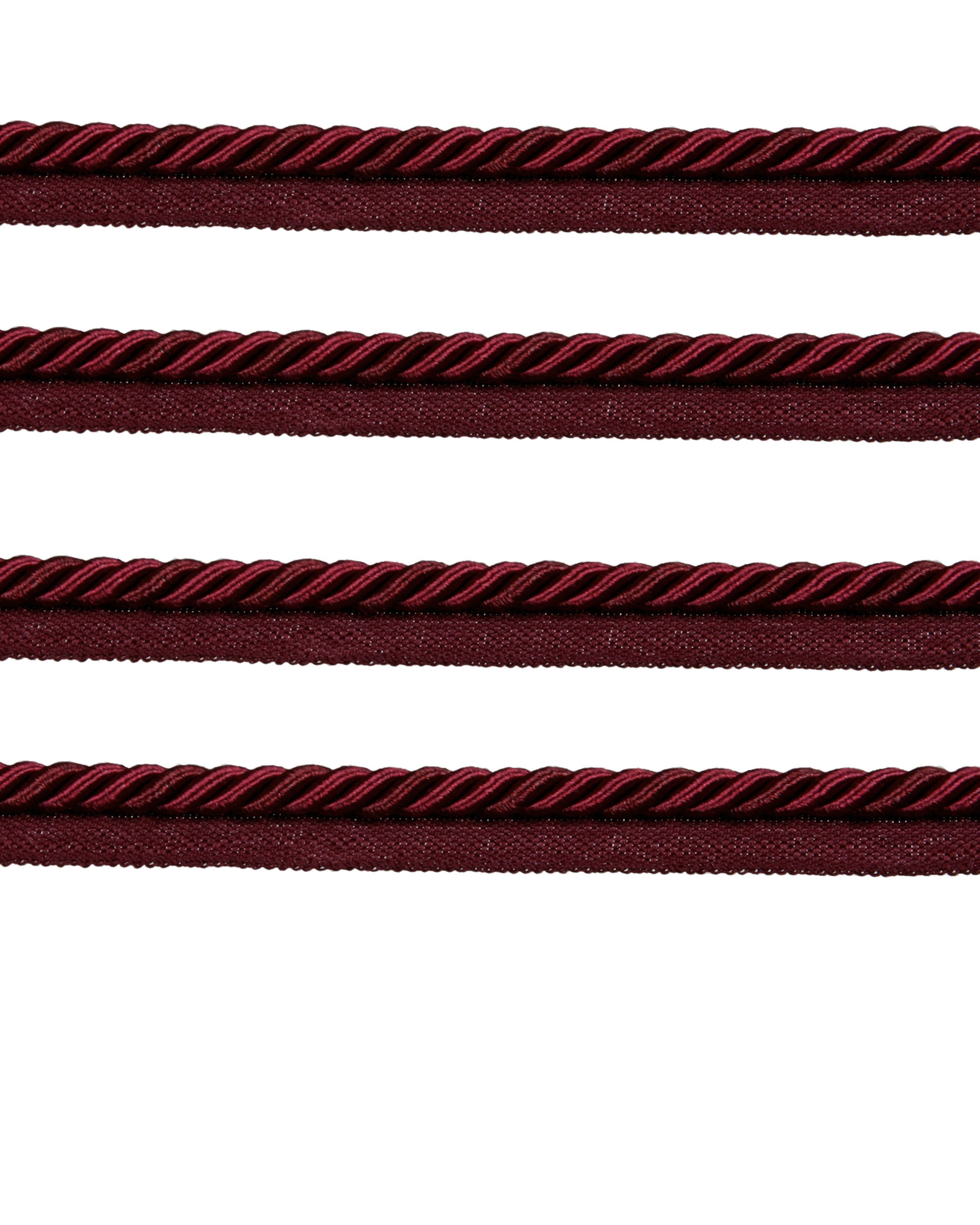Piping Cord 8mm 2 Tone Twist on Tape - Red Wine Price is for 5 metres 