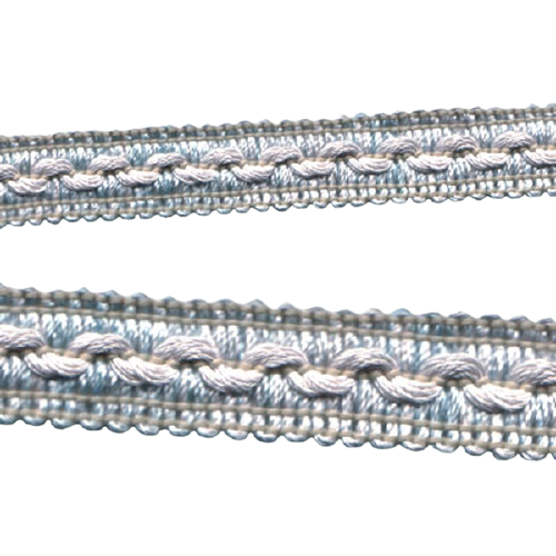 Fancy Braid - Pale Silver Blue 16mm Price is for 5 metres