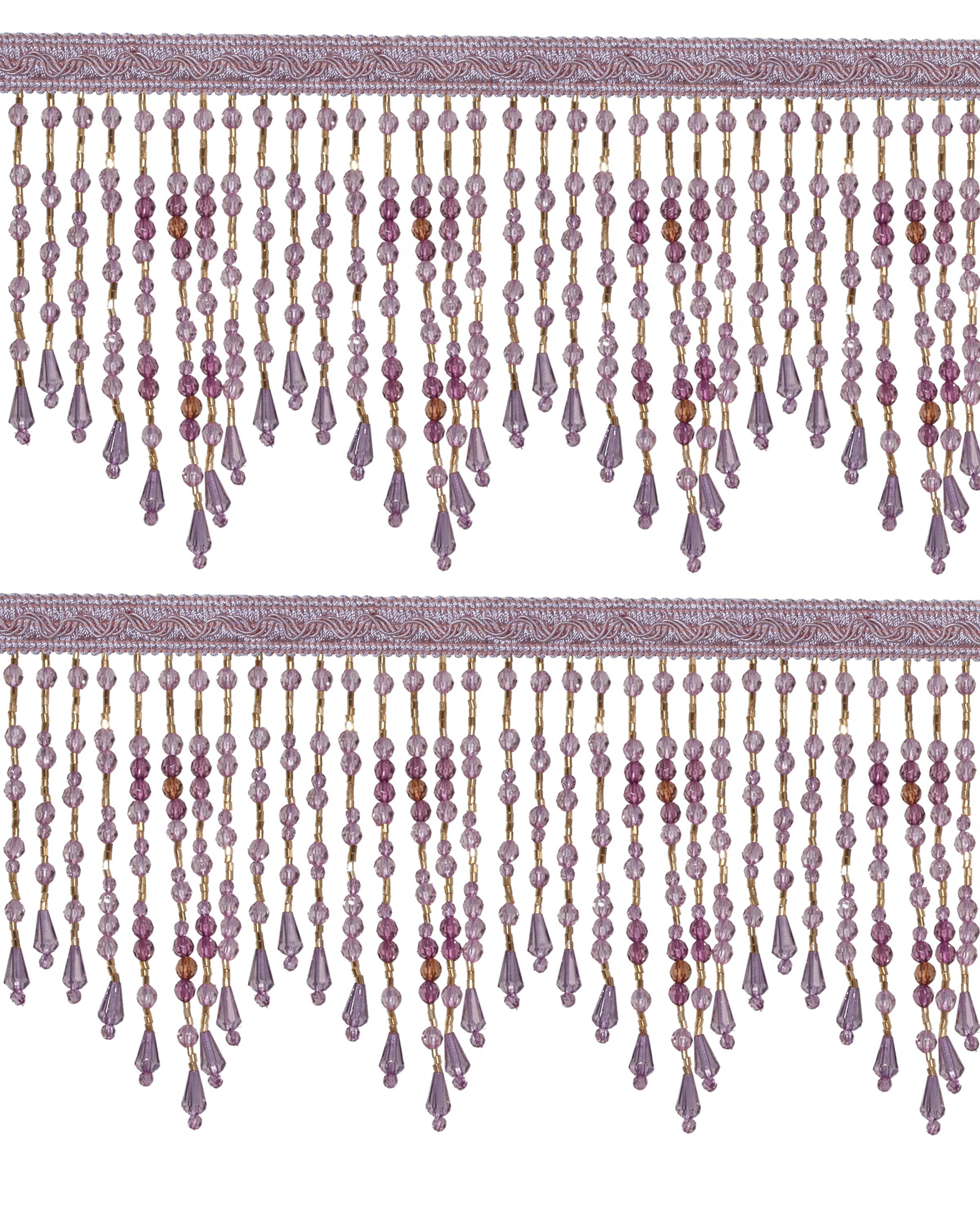 Fringe Beading - Amethyst 135mm Price is for 5 metres