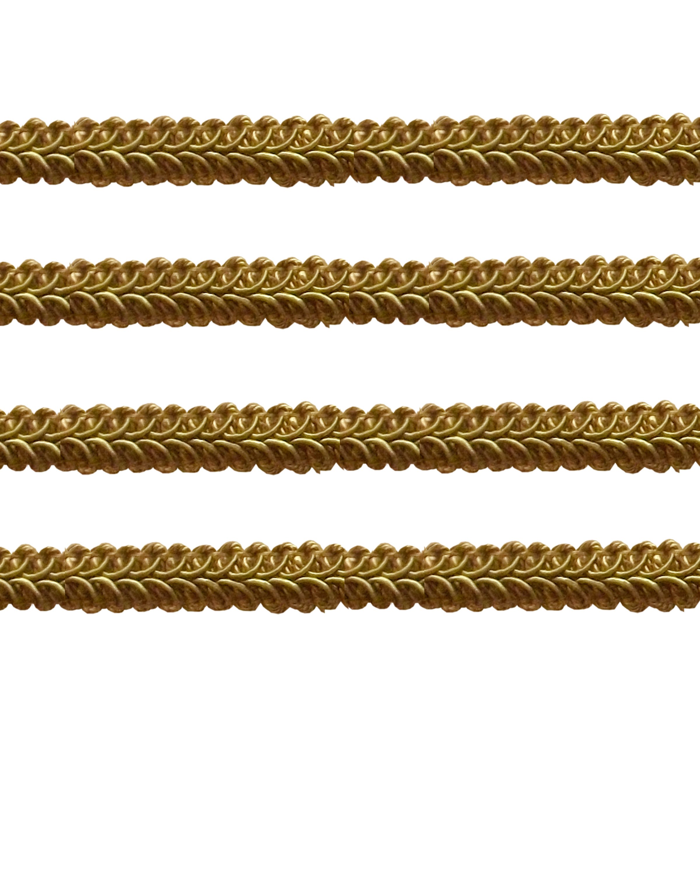 Small Herringbone Braid - Gold 12mm Price is for 5 metres