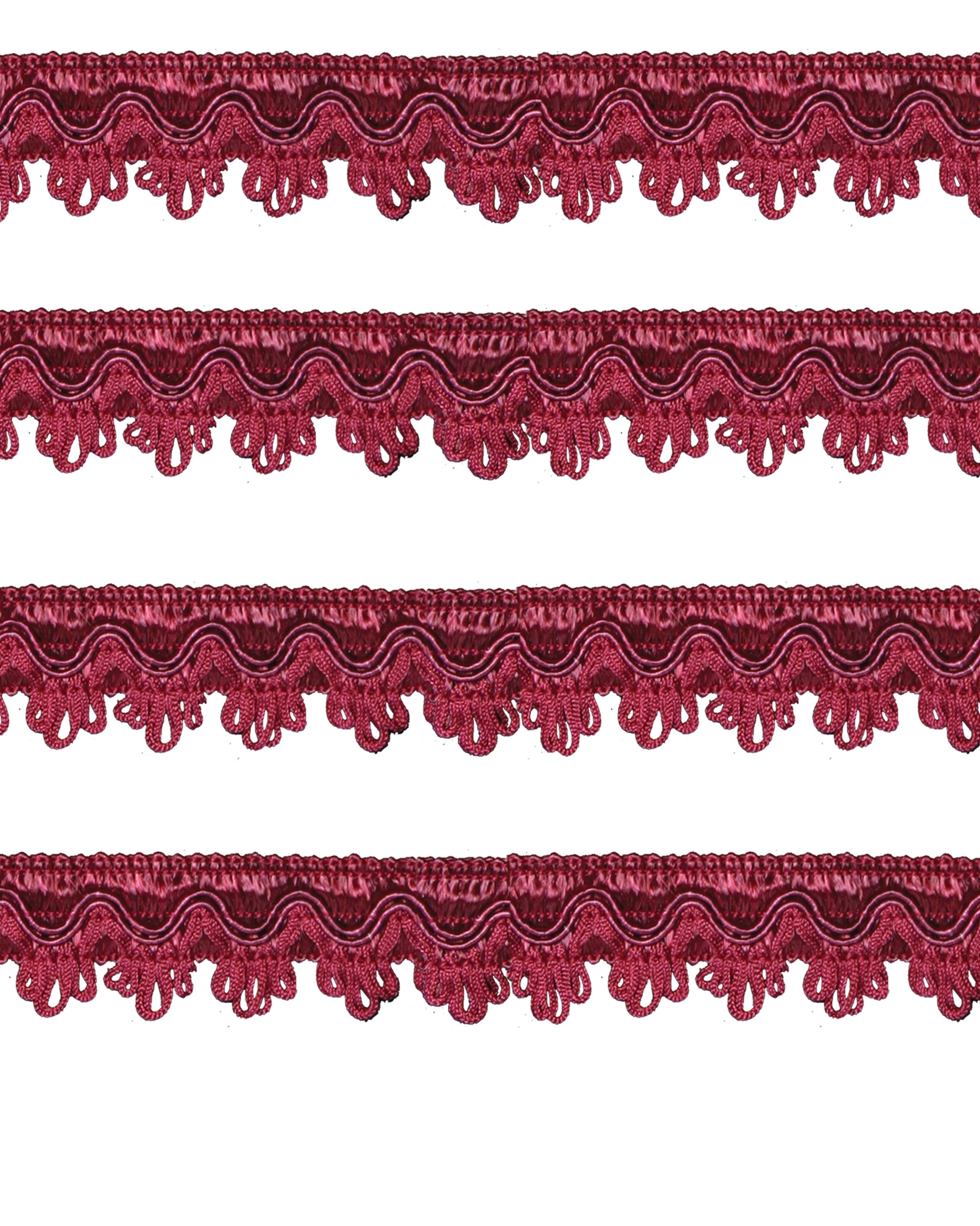 Fancy Braid - Red Wine 27mm Price is for 5 metres