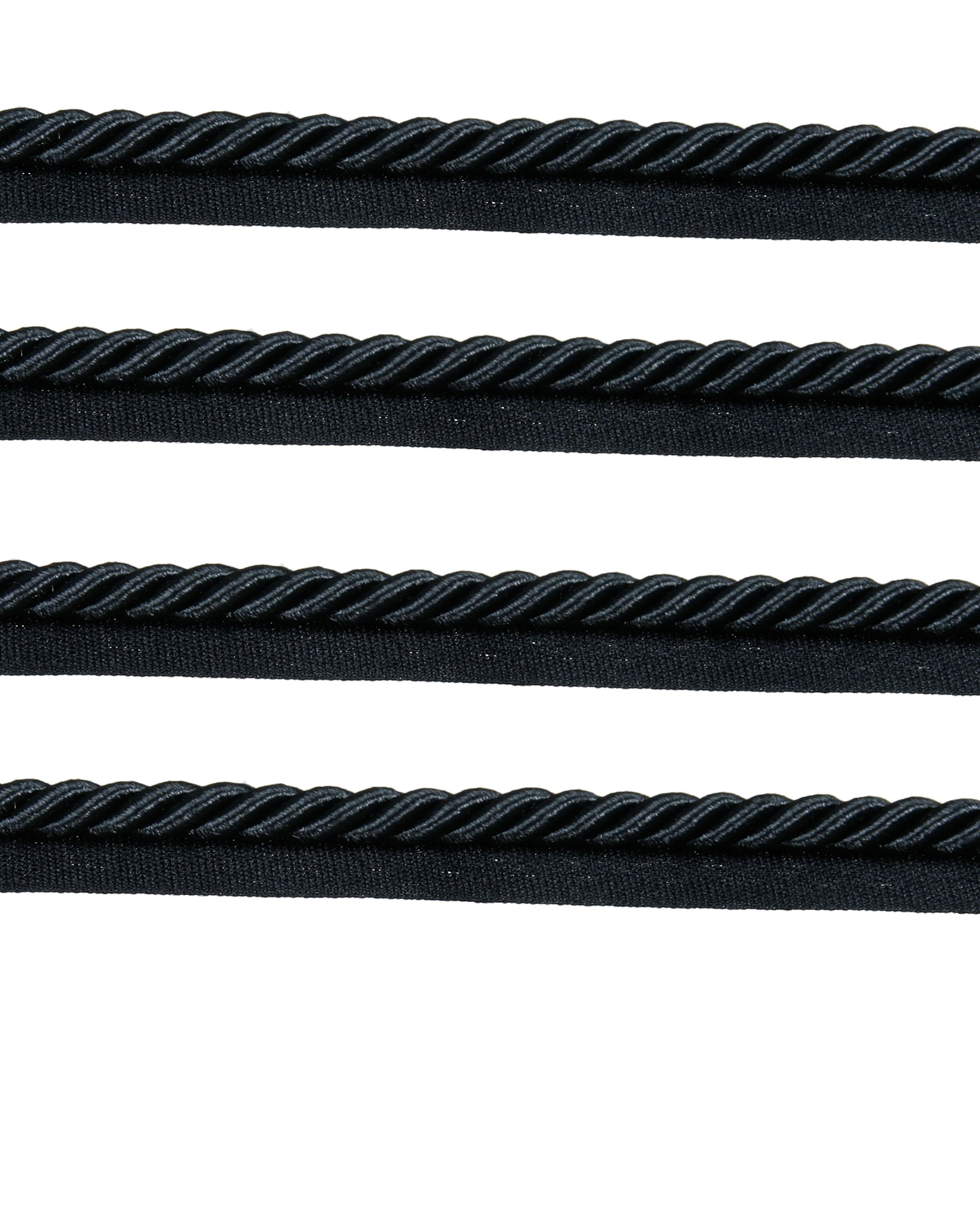Piping Cord 8mm on Tape - Black Price is for 5 metres