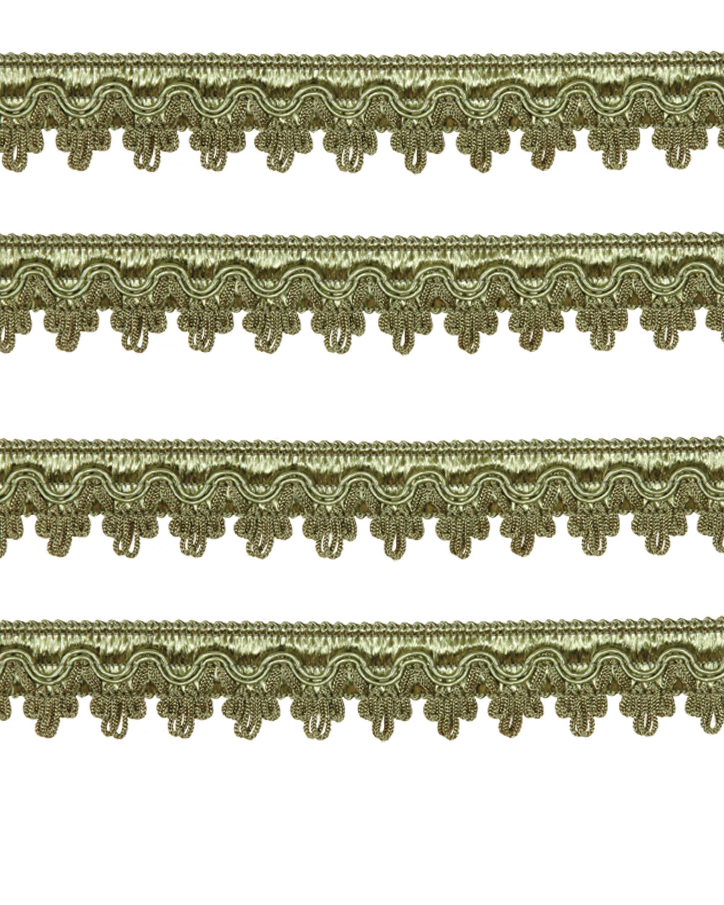 Large Fancy Braid - Antique Green 27mm Price is for 5 metres