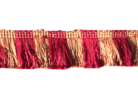 Fringing 35mm russet and Red Wine Price is per 5 metres