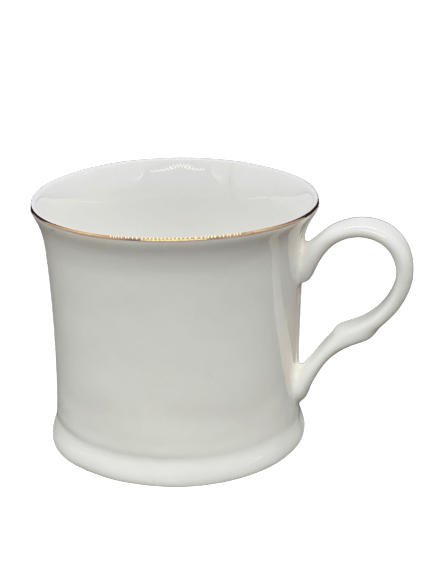 White with Gold rim Design Mug NEW Heritage Brand Boxed 300ml 10.5oz